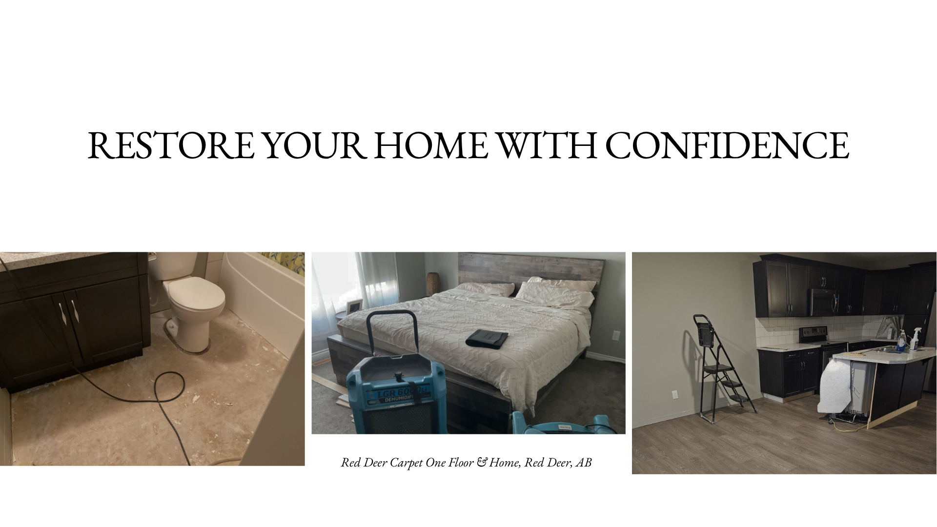 insurance restoration flooring red deer, ab